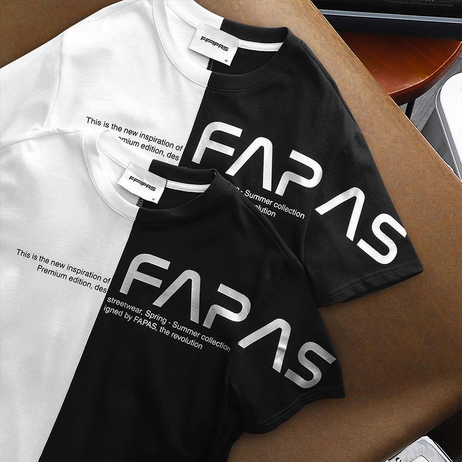 Áo Thun Nam Moty Họa Tiết Màu Đối Xứng Chất Vải Cotton Mềm Mịn Thấm Hút Tốt Form Regular - FAPAS