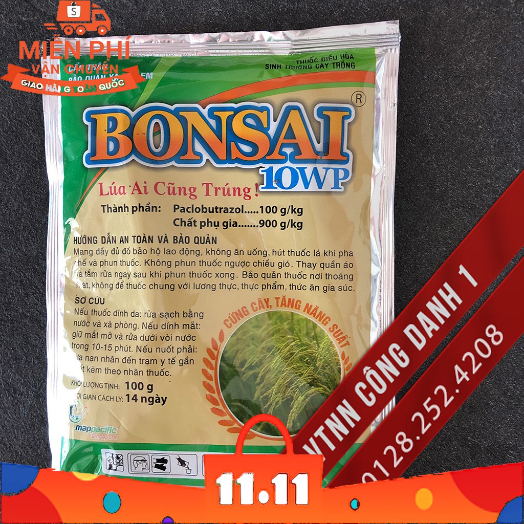 Thuốc điều hoà sinh trưởng Bonsai 10WP 100g