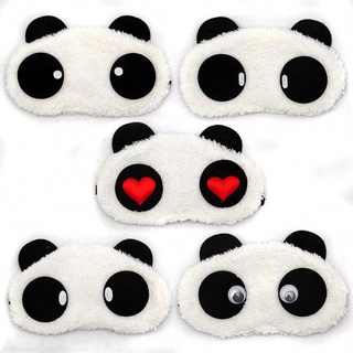 COMBO 5 Cái Bịt Mắt Khi Ngủ PANDA Nhiều Biểu Cảm Dễ Thương Vải Bông Siêu Mịn Có Quai Chun #
