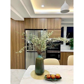 Bình Cắm Hoa Bát Tràng Men Hoả Biến Dáng Lá Dứa - Lọ Cắm Tuyết Mai, Bình Cắm Hoa, Bình Trang Trí,Decor |Thaonghiceramics