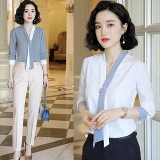 Áo kiểu Rinzy phong cách sang chảnh - nhiều size, form dáng chuẩn dễ mặc đi làm, dự tiệc hoặc dạo phố