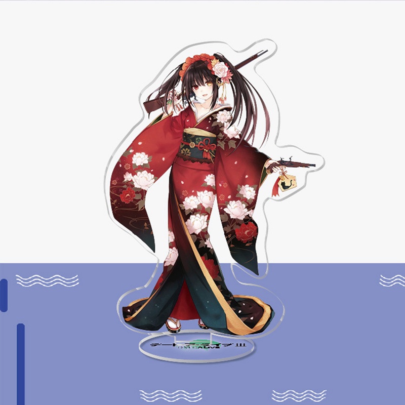 Móc Khóa Mô Hình Nhân Vật Yatogami Tohka Tobiichi Origami Tokisaki Kurumi Thông Dụng