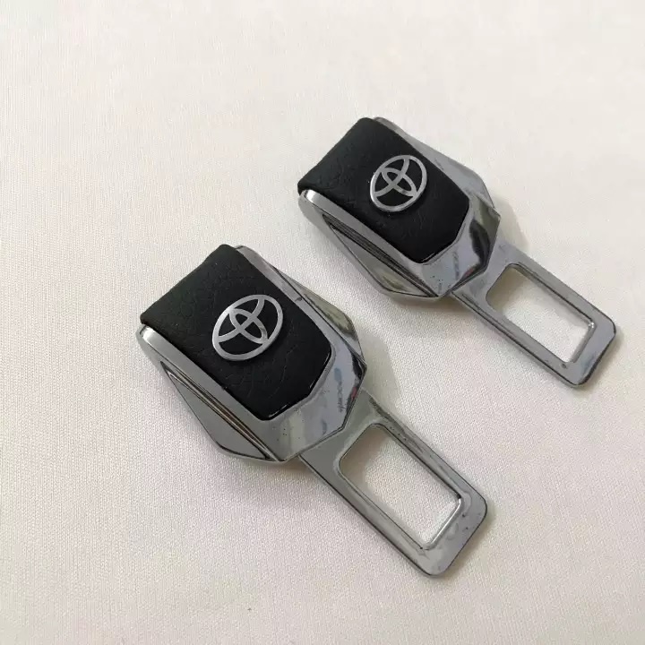 Chốt An Toàn Xe Hơi Cao Cấp, Bộ 2 Chốt Khóa Cho Xe Tiện Dụng VER2 - Full Logo Hãng - CARZONE