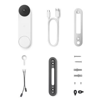 Google Nest Doorbell Battery 2021 - Chuông cửa thông minh Google ra mắt 2021 - Tích hợp Pin - Mới 100% Nguyên seal