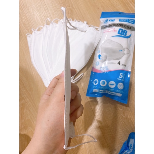 Set 10 Khẩu trang y tế 4d kháng khuẩn kháng virus