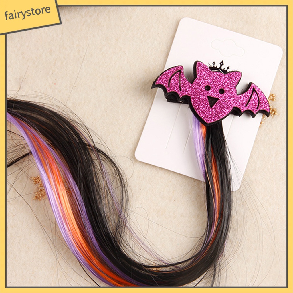 Kẹp Tóc Họa Tiết Halloween Nhiều Màu Sắc Độc Đáo Cho Bé