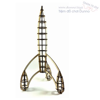 Mô Hình Tên Lửa Lắp Ghép Gỗ