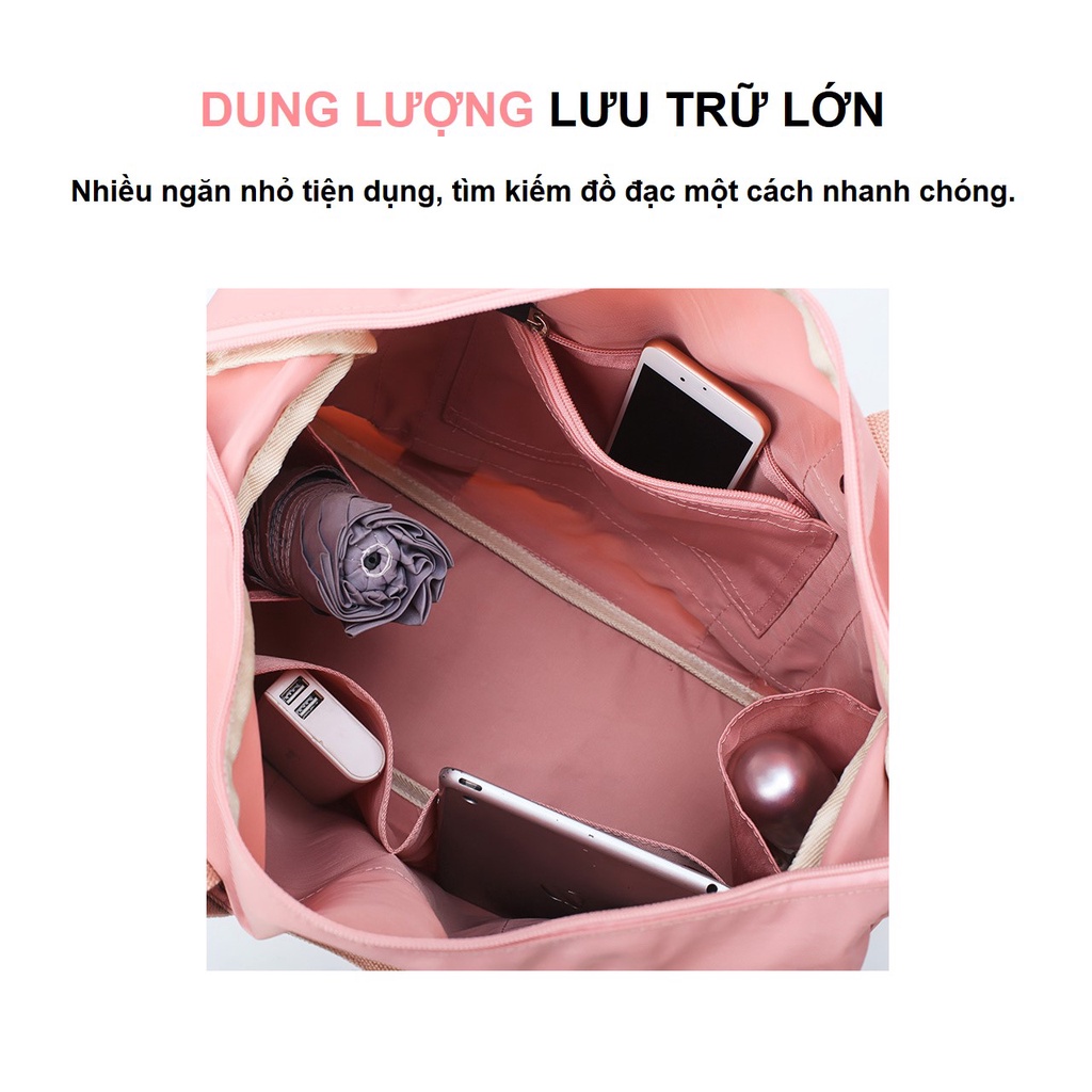 Túi Xách Văn Phòng Cao Cấp, Ngăn Túi gọn nhẹ, Vải Chống Thấm Nước Phong Cách Hàn Quốc SC38