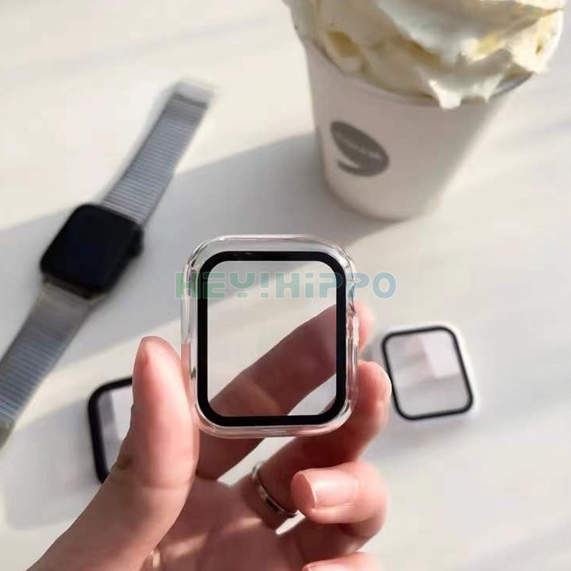 Ốp Bảo Vệ Trong Suốt Dành Cho Đồng Hồ Thông Minh apple watch series 7/6/SE/5/4 iwatch 45/44/42/41/40/38mm