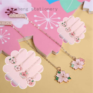 Thẻ đánh dấu sách hình hoa anh đào xinh xắn