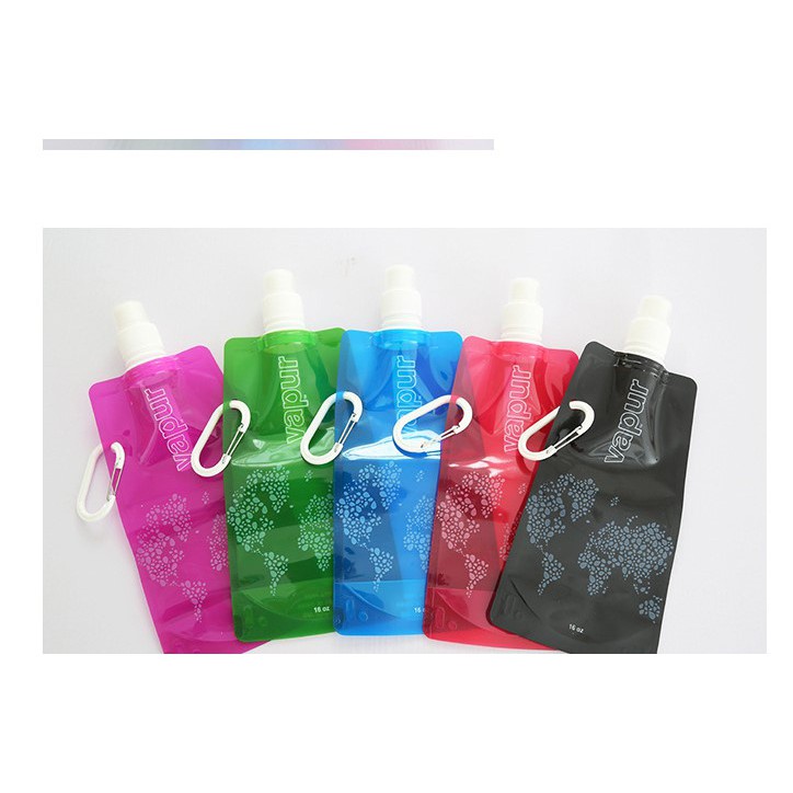 Túi đựng nước Túi nước gấp cầm tay Vapur, thân thiện với môi trường, phù hợp với hoạt động thể thao 7720