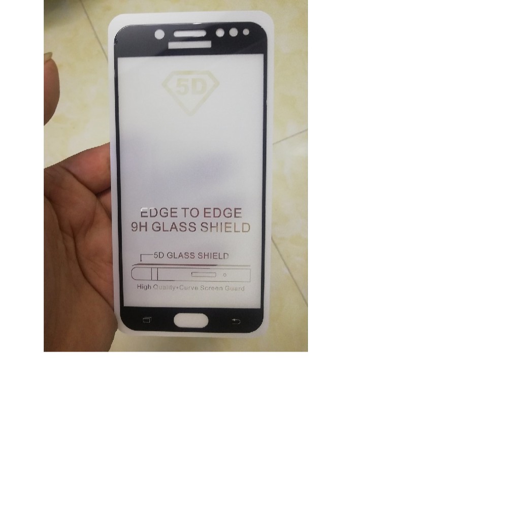 Kính cường lực 9D cho điện thoại Samsung Galaxy J7 Pro, J7 Plus Full màn hình ôm sát viền máy