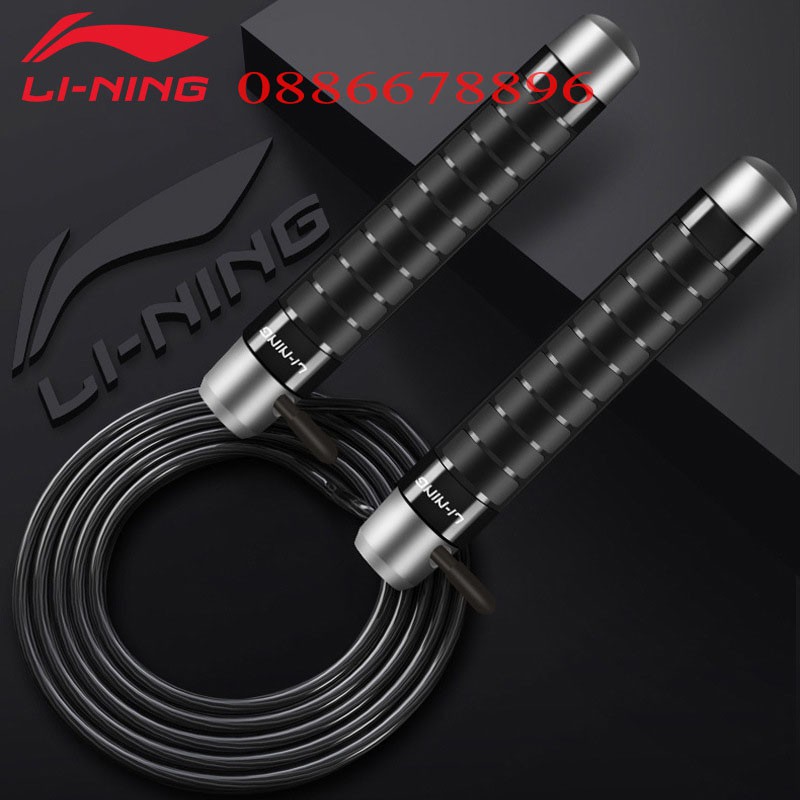 Dây nhảy chuyên nghiệp Lining LBDM776-1. Được các vận động viên chuyên nghiệp lựa chọn trong rèn thể lực, giảm cân...