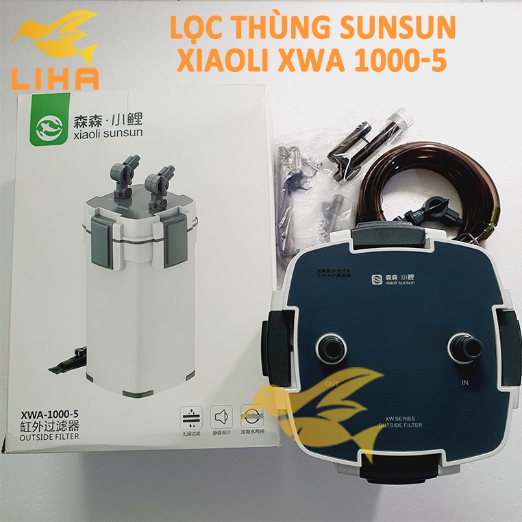 Lọc Thùng Sunsun Xiaoli XWA600 XWA800 XWA1000  - Lọc Ngoài Cho Bể Cá, Thủy Sinh