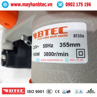 Máy cắt sắt BTEC BT356