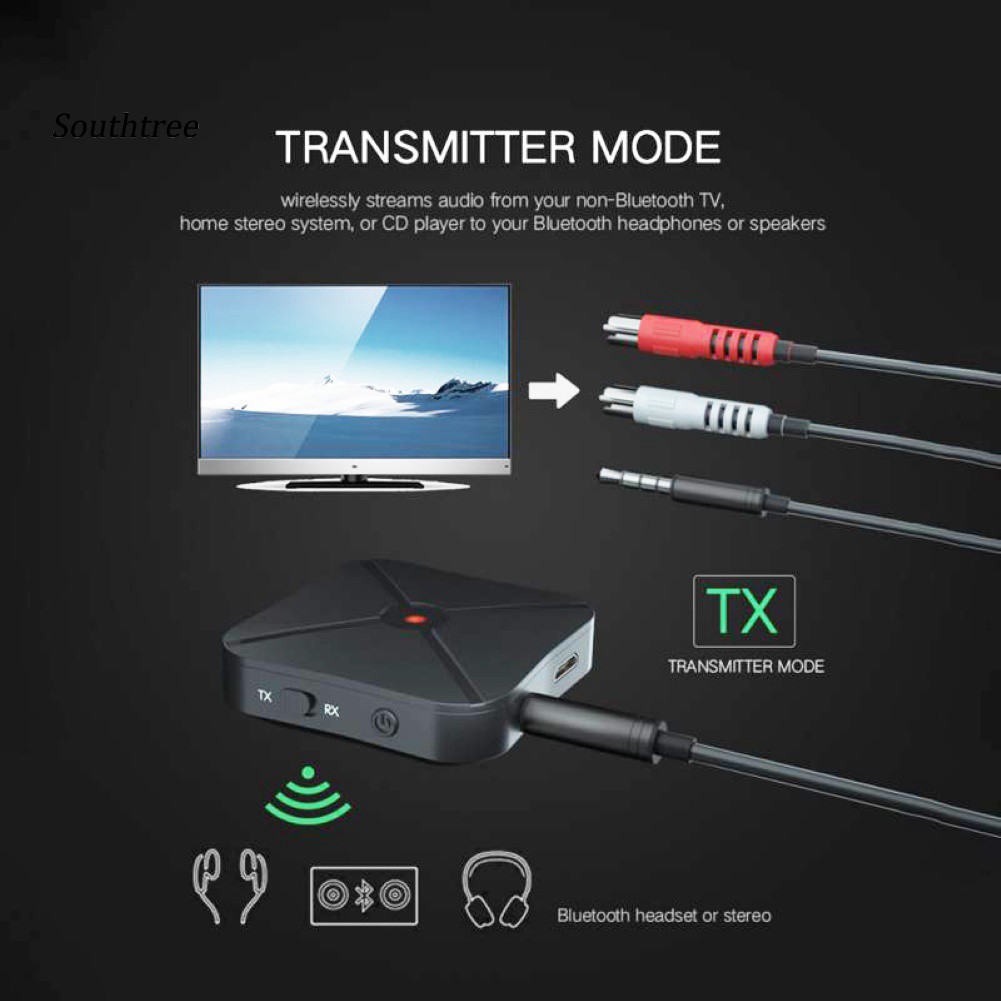 Bộ thu Bluetooth USB trên ô tô KN319 / Bộ điều hợp 2 trong 1 trên ô tô / TV hệ thống âm thanh gia đình