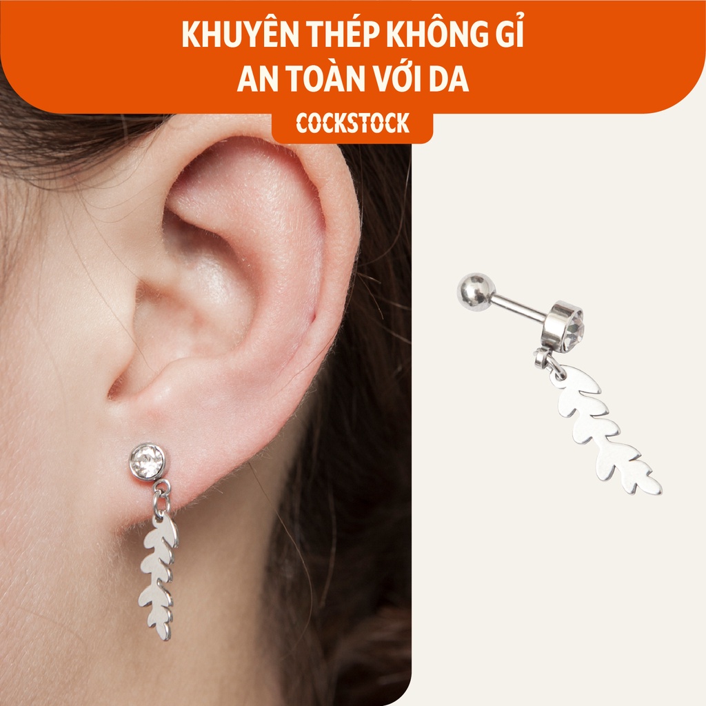 Khuyên tai thả Blink Leaf CockStock