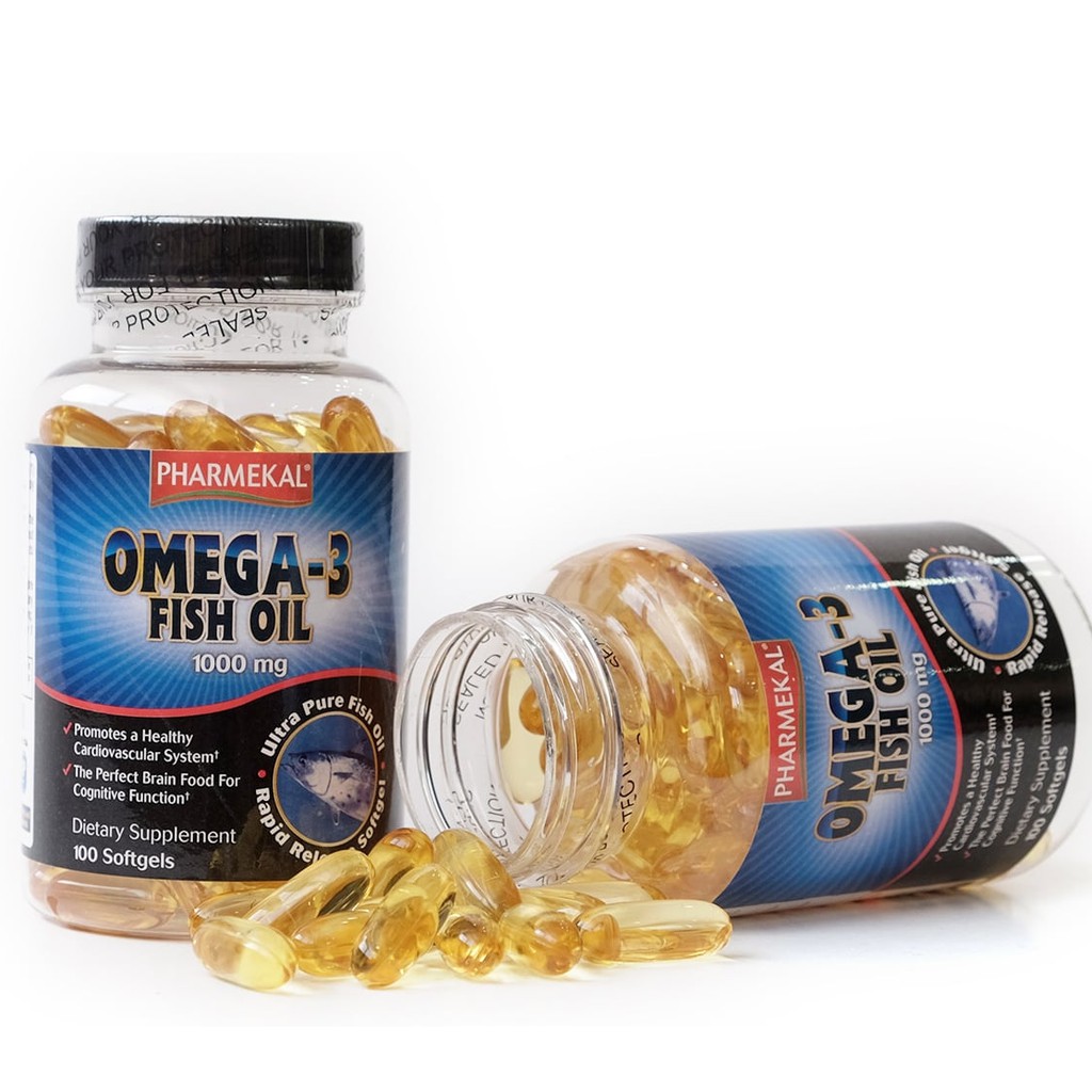 [Mã 66FMCGSALE hoàn 8% xu đơn 500K] Viên Uống Dầu Cá Pharmekal Omega 3 Fish Oil 1000Mg 100 Viên | BigBuy360 - bigbuy360.vn