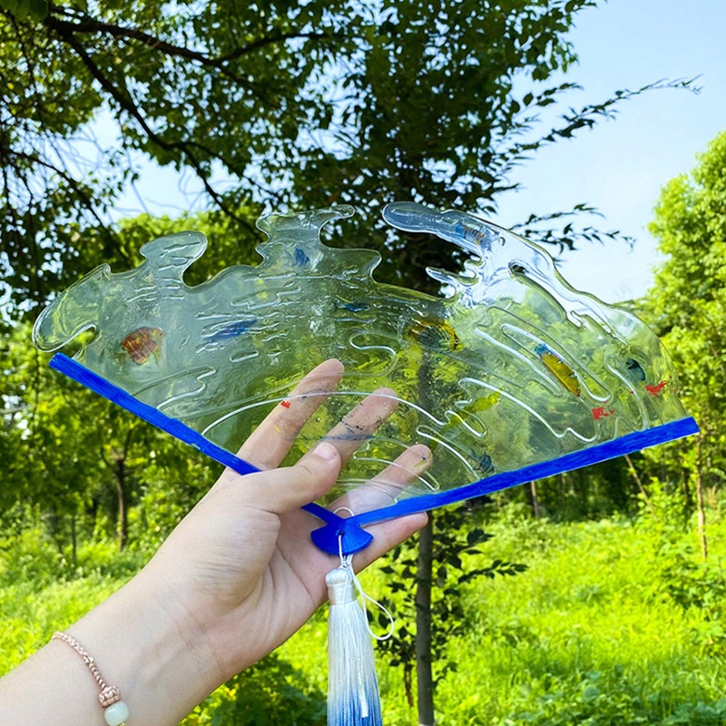 Khuôn Silicone Làm Quạt Cầm Tay Resin Epoxy UV DIY Trang Trí Nhà Ở / Sự Kiện