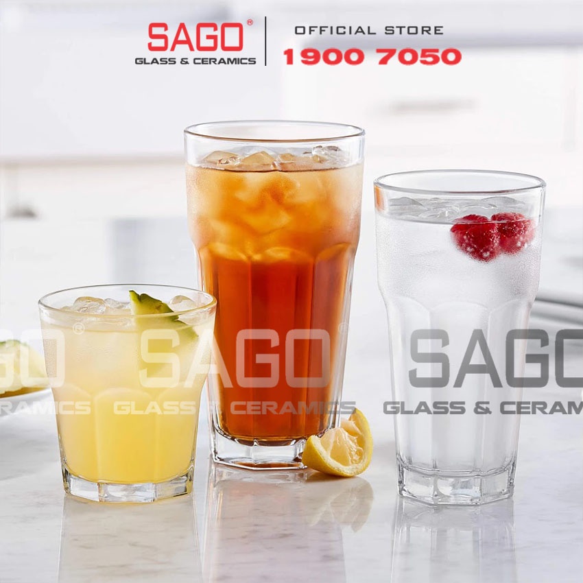 Ly Thủy Tinh Cường Lực Gibraltar Cooler ( DuraTuff ) 355ml , 473ml | Tùy Chọn Dung Tích