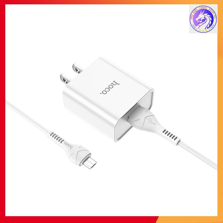 Bộ Sạc 1 Cổng 2.1A Chính Hãng Hoco C81 - Hàng Chính Hãng - Bảo Hành 12 Tháng