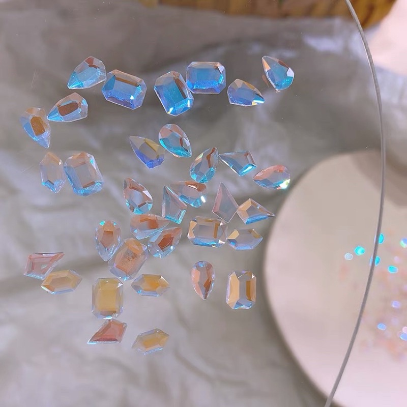 Đá khối chân bằng mix 100 viên