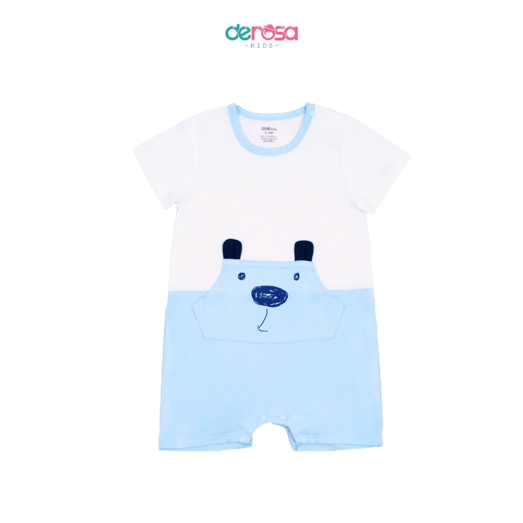 Bộ Quần Áo Sơ Sinh Body Cộc Tay (3 - 9 tháng) DEROSA KIDS ASBB057