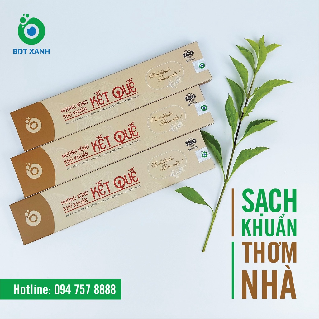 Nhang Kết Quế 100% thiên nhiên, làm sạch không khí, mùi thơm thư giãn