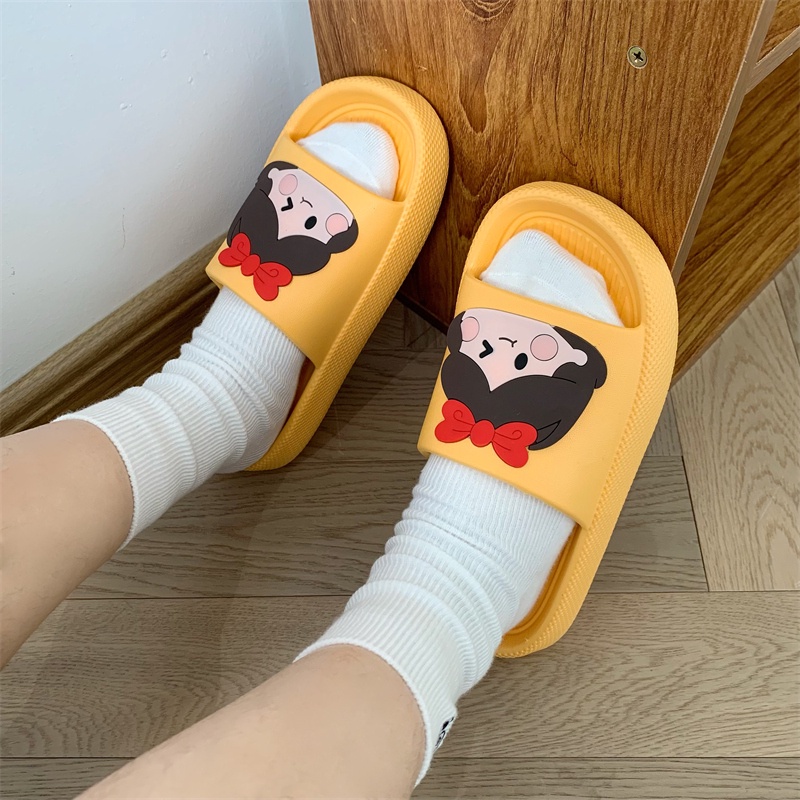 JY409-C3 CÔNG CHÚA Dép bánh mì nữ dễ thương CÔ GÁI giá rẻ đi trong nhà đế mềm nhẹ chân thoải mái khi vận động