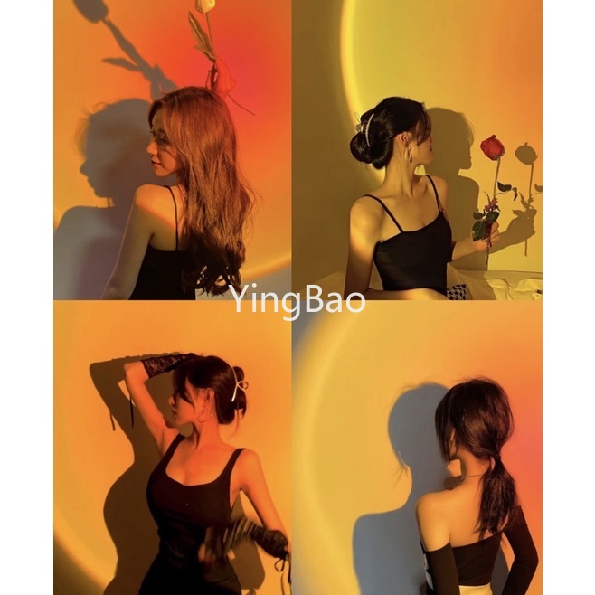 Đèn Chiếu Hình Cầu Vồng Cổng USB Dùng Trang Trí Phòng Khách