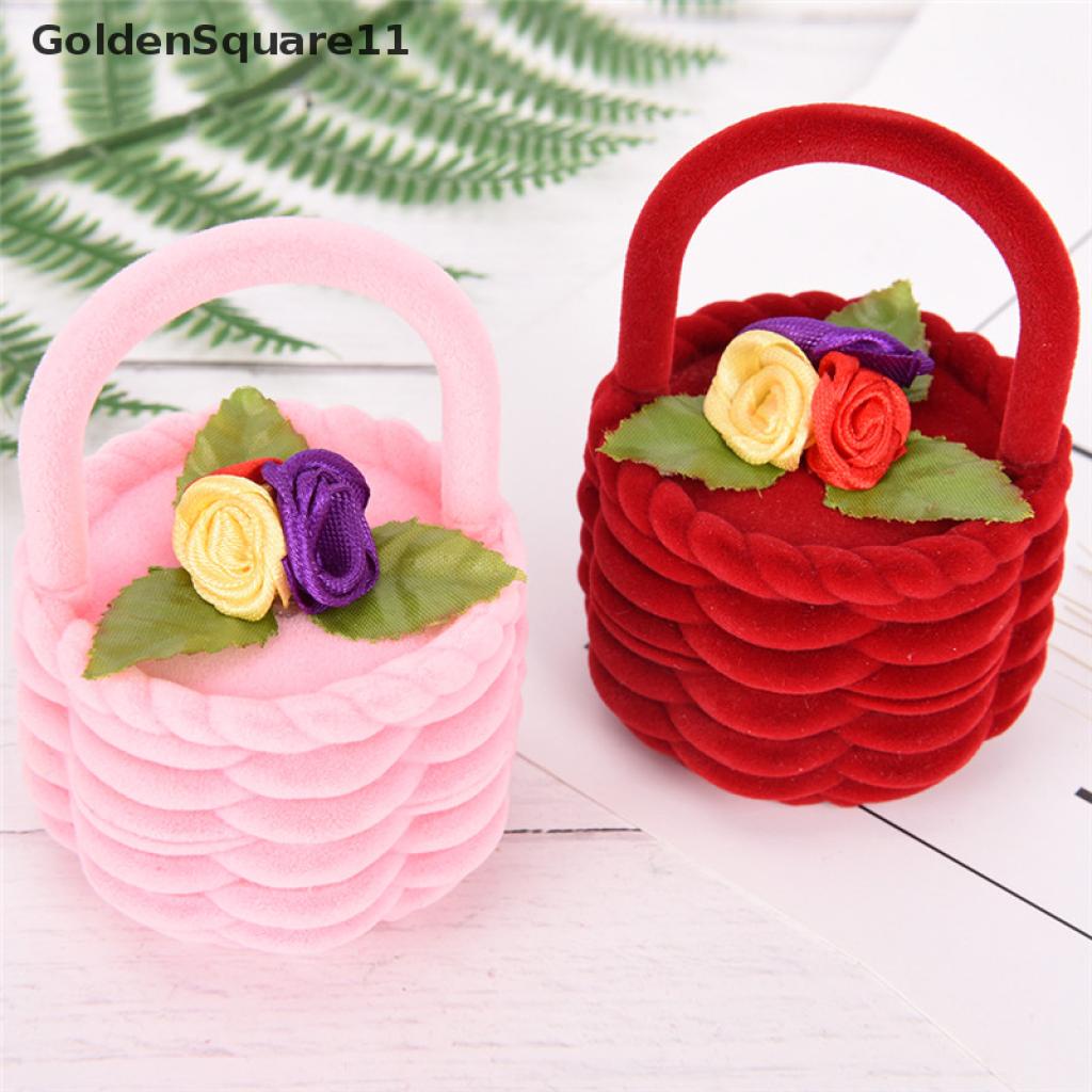 Hộp Đựng Trang Sức Bằng Nhung Hình Hoa Sang Trọng 11