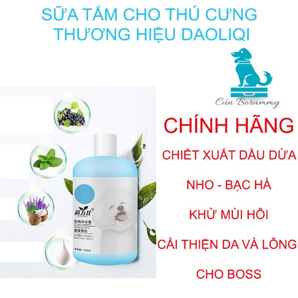 Sữa tắm cho chó - sữa tắm cho mèo cao cấp thương hiệu DAOLIQI