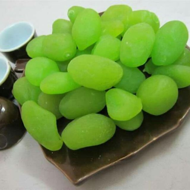 MỨT Ô MAI XÍ MUỘI ĐÀO XANH GIÒN NGON 500gr