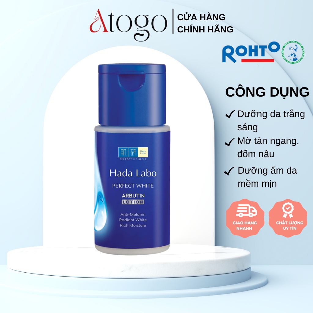 Dung Dịch Hada Labo Perfect White Lotion Dưỡng Trắng Da Tối Ưu 100ml