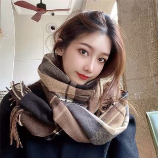 Khăn Quàng Cổ Ấm Hai Mặt Kẻ Caro