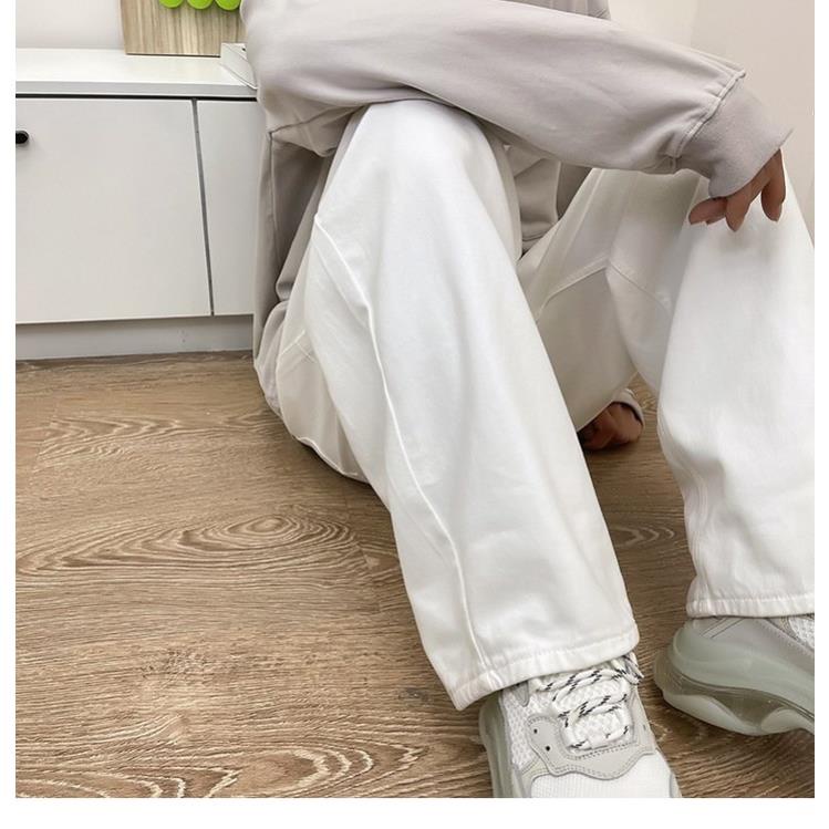 Quần Baggy Nam nhusuongrc Ống Rộng - phong cách - Quần Jean Nam Hàn Quốc QD18