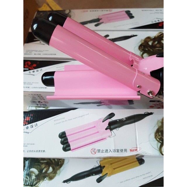 Máy làm tóc dập sóng 3 trục size 25mm