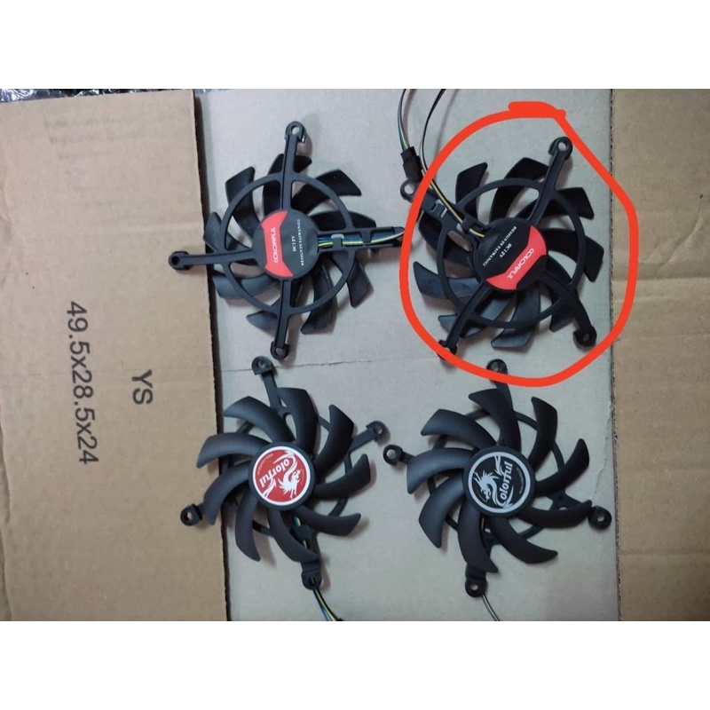 Quạt vga Colorful Rtx 1660s 2060 1660ti 3060 3060ti…