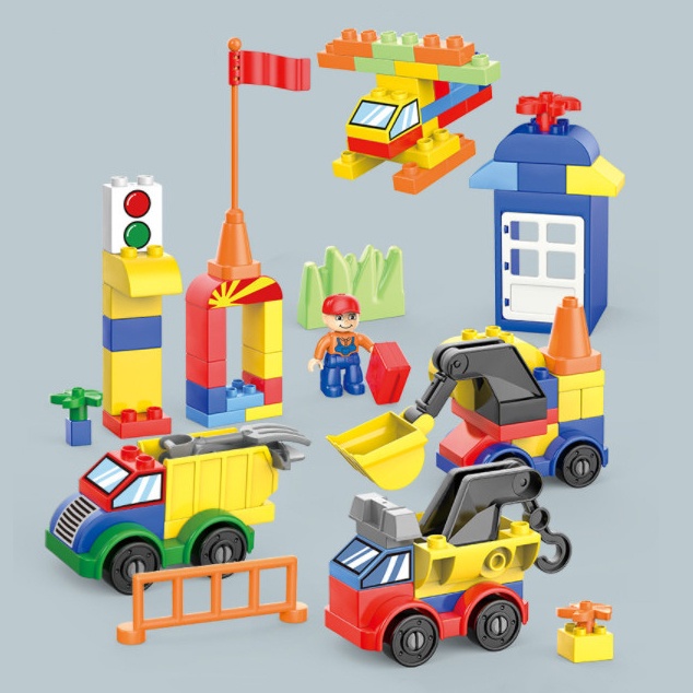 Đồ chơi Lego BAPKIDS Lắp ráp mô hình ô tô đồ chơi trẻ em 116 chi tiết cho bé phát triển trí tuệ