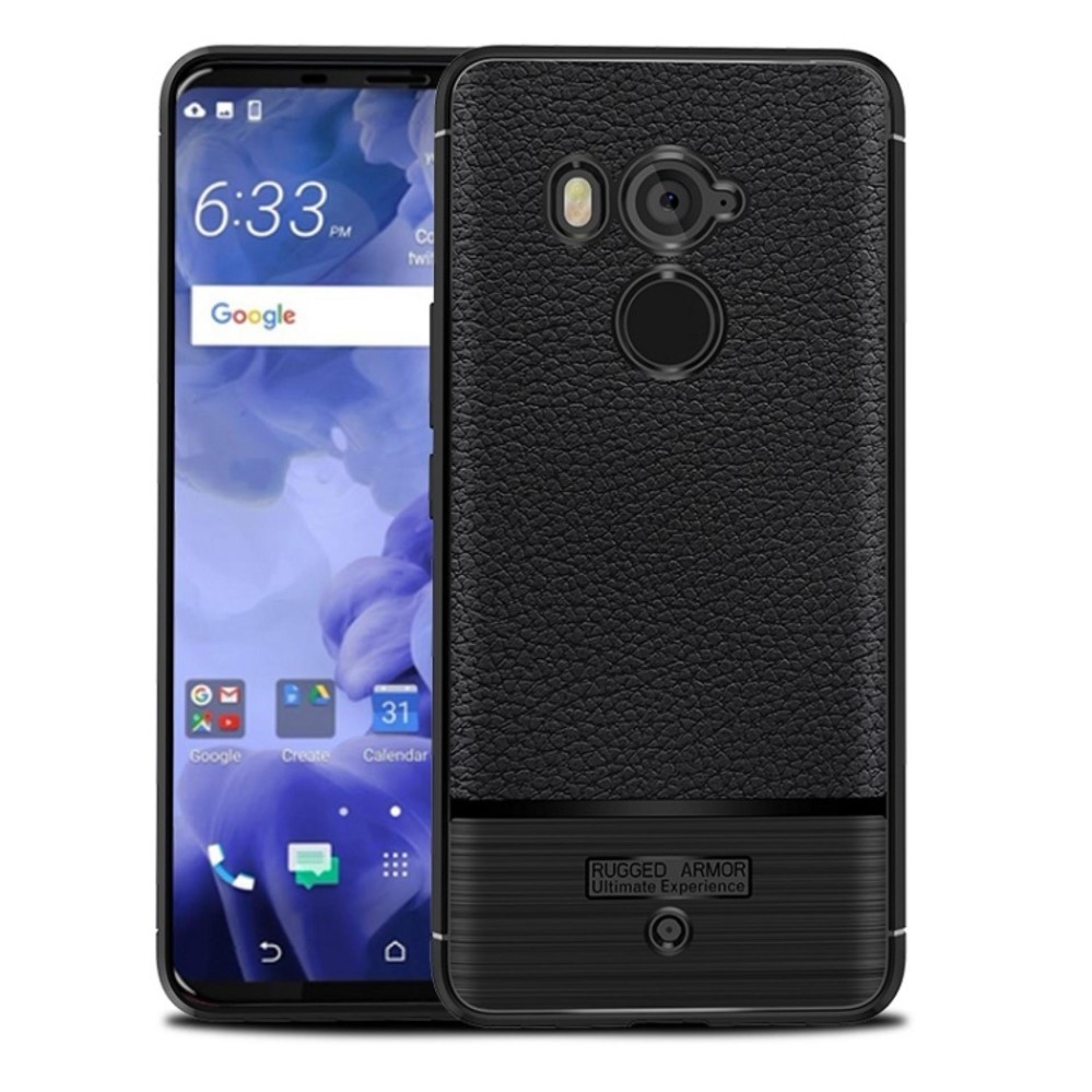 Ốp Lưng Armor Htc U11 Plus Chống Sốc Dẻo Màu Đen