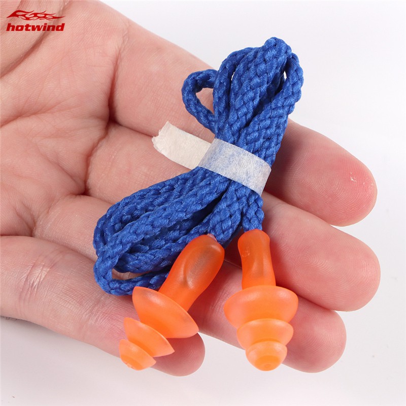 Set 2 Nút Bịt Tai Chống Nước Bằng Silicon