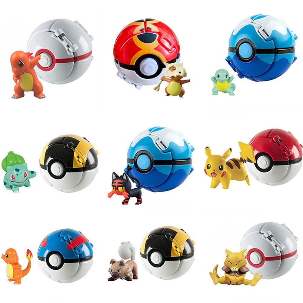 Mô Hình Bóng Pokemon Đồ Chơi Dễ Thương Cho Bé