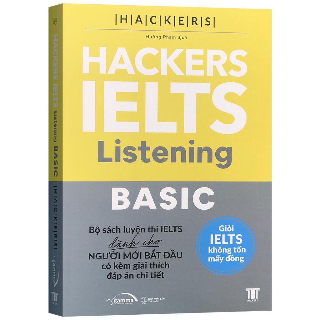 Sách - Hackers IELTS: Reading Basic, Listening Basic, Speaking Basic, Writing Basic... (lẻ tùy chọn)