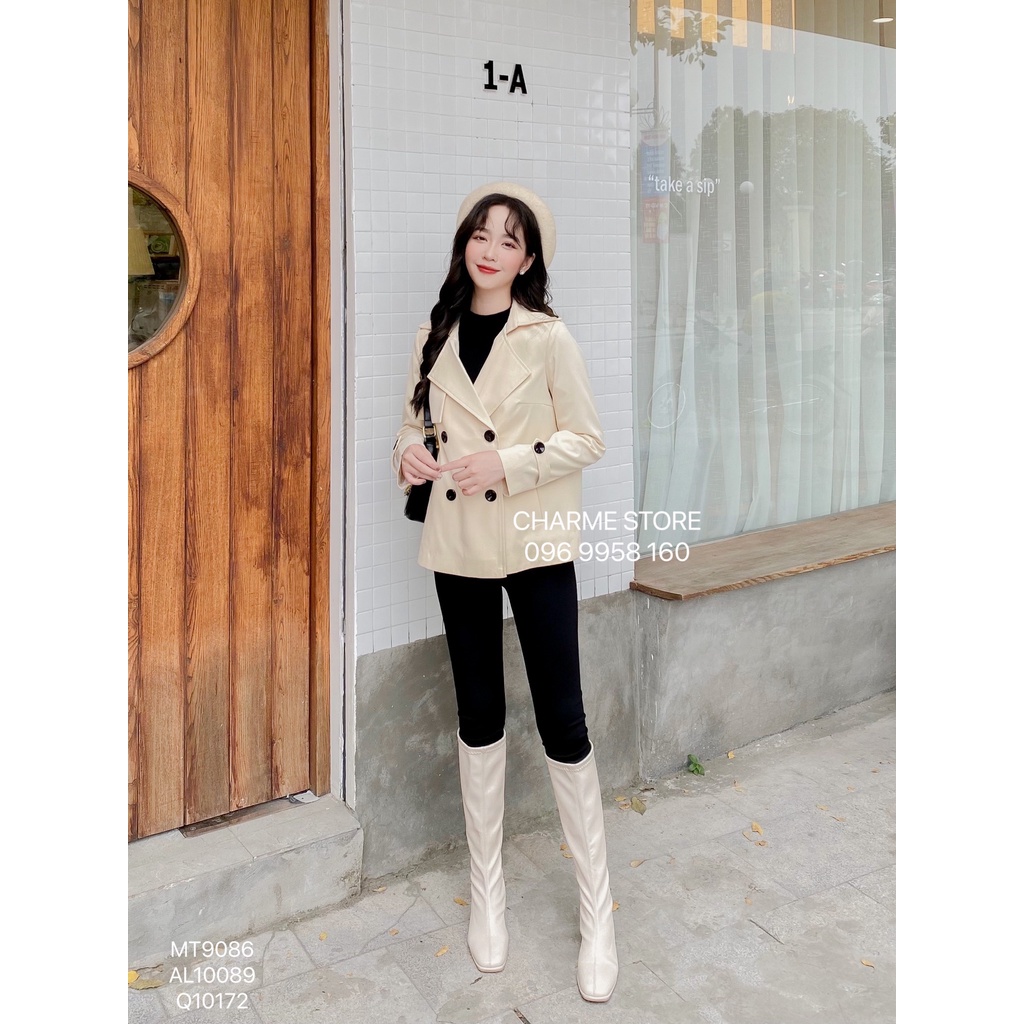 Quần legging nữ trơn thiết kế Charme 10172 | BigBuy360 - bigbuy360.vn