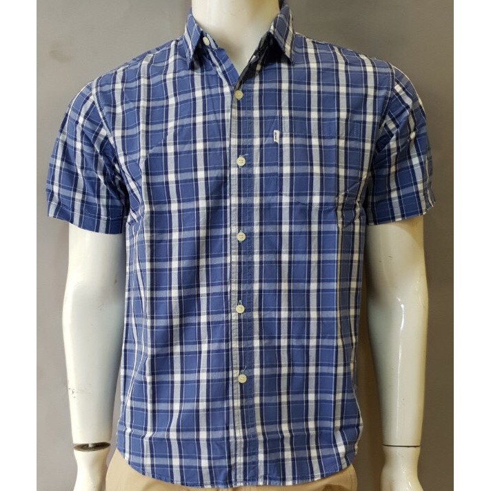 ÁO SƠ MI NAM SỌC NHỎ COTTON MỀM - Hình thật | BigBuy360 - bigbuy360.vn