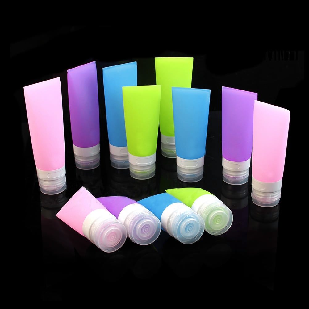 Ống Silicone Rỗng Đựng Dầu Gội / Mỹ Phẩm Tiện Lợi Khi Đi Du Lịch