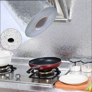 Giấy bạc dán bếp cách nhiệt,chống bám bẩn,chống thấm