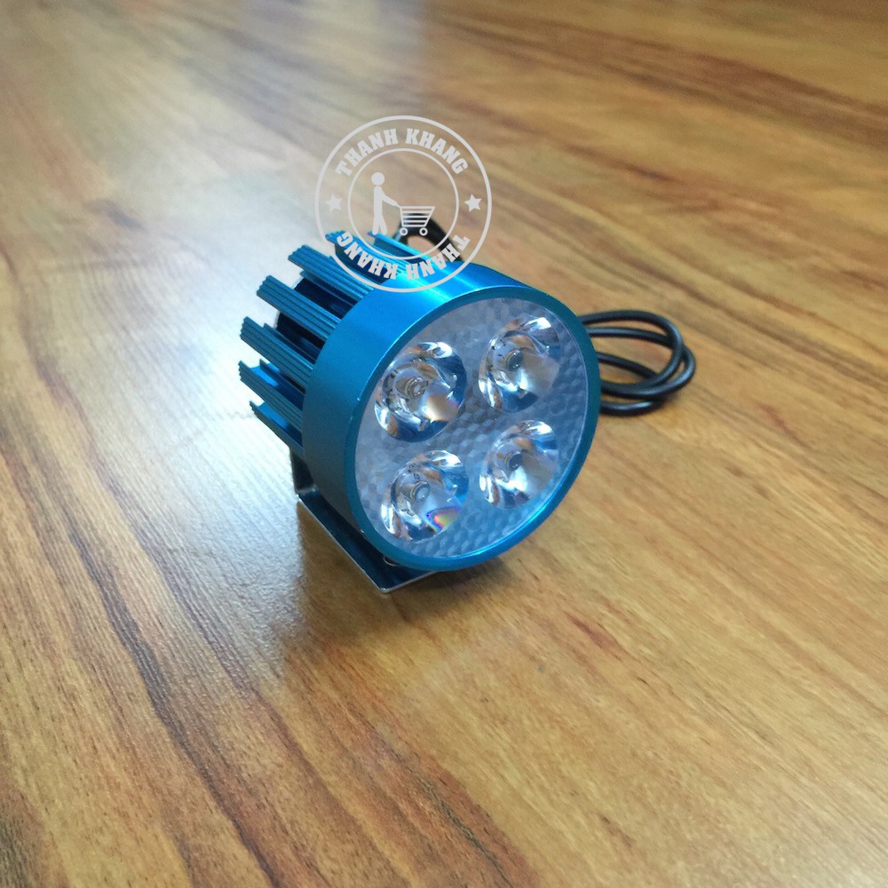 Đèn led trợ sáng L4 platinum cao cấp 2 chức năng pha cos gắn xe máy Thanh Khang 002000024 (màu ngẫu nhiên bạc,vàng,xanh)