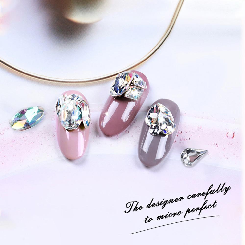 Hộp Phụ Kiện 3D Trang Trí Móng Tay Nghệ Thuật Kính|Bộ Dụng Cụ Làm Móng Nghệ Thuật