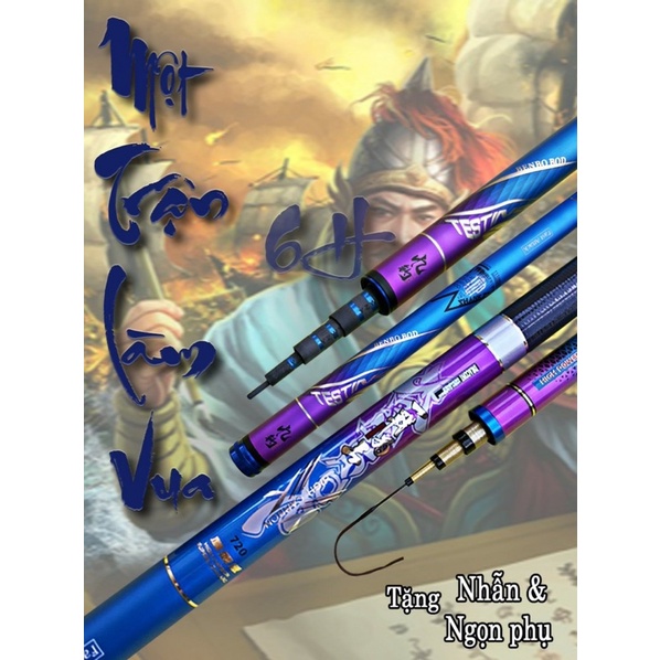 Cần câu tay nội địa trung Một Trận Làm Vua F2 6H tặng 1 ngọn 1 nhẫn